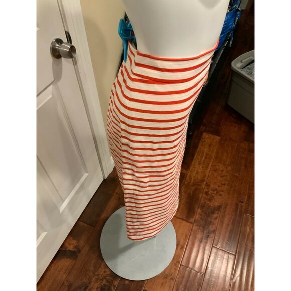J. Crew Red & White Striped "The No. 2 Pencil Skirt", Size 4 - Picture 4 of 6
